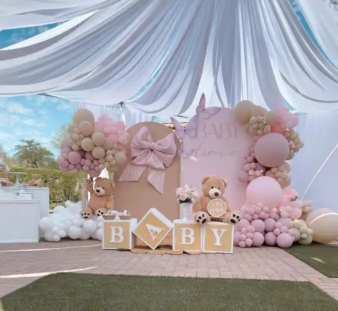 Soft Pink and Teddy Bear Dreams