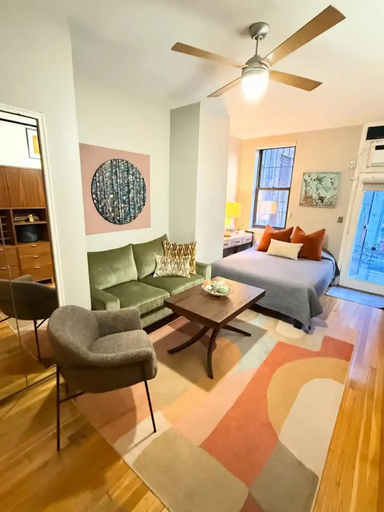 Soft Wall Zoning Studio Retreat