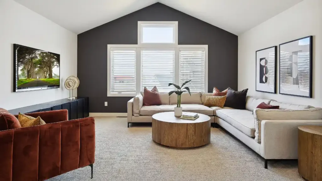 Sophisticated Attic Media Retreat