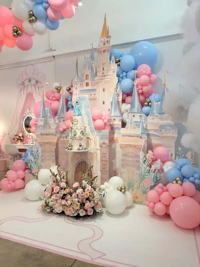 Storybook Castle Celebration Setup