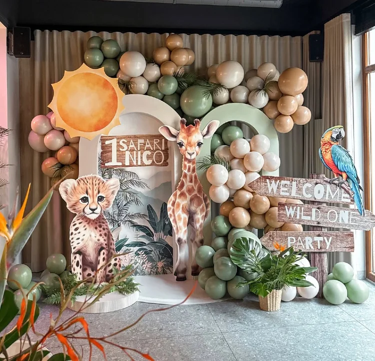 5. Sun-Kissed Sage "Wild One" Entrance