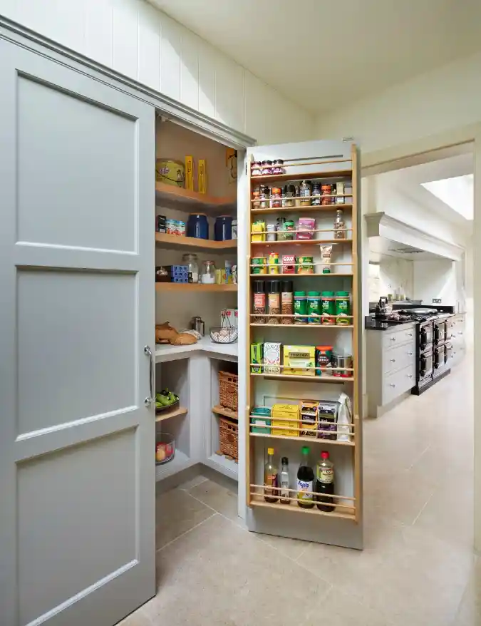 Swing-Out Spice Rack Door