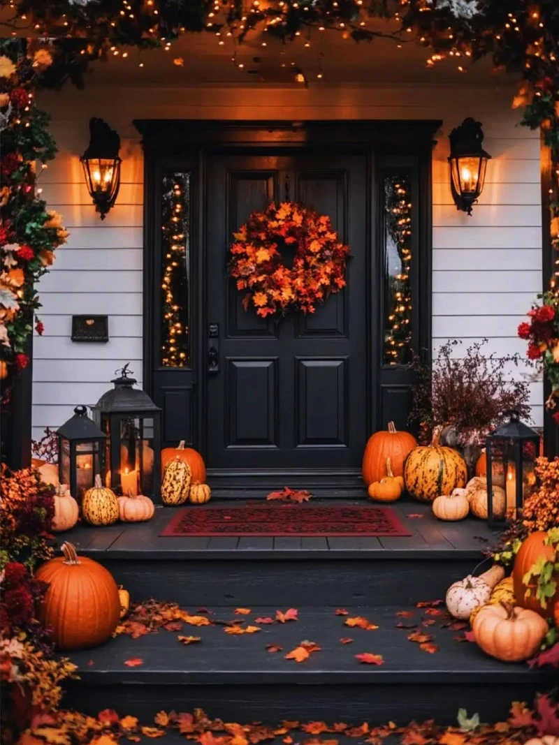 Twinkling Harvest Evening Entryway