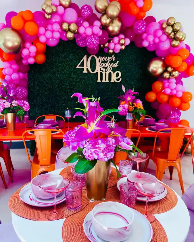 Vibrant 40 Never Looked So Fine Fete