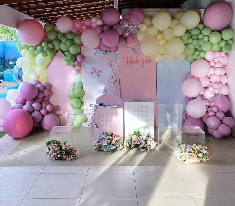 Whimsical Pastel & Butterfly Garden Patio