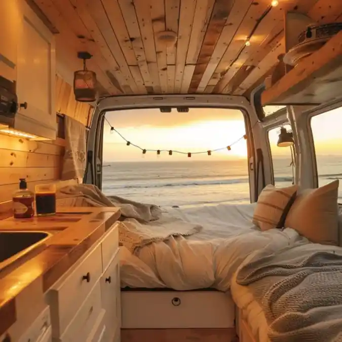 Wood-Planked Ceiling Sanctuary