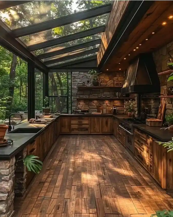 Woodland Industrial Retreat