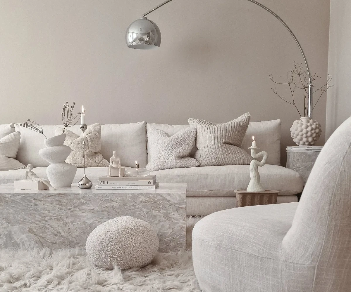 Sculptural Marble Lounge