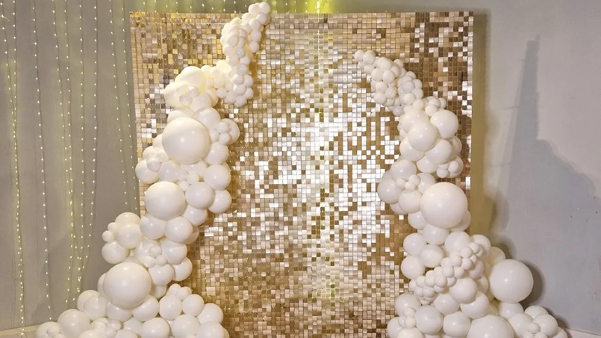 23. White Cloud and Gold Shimmer
