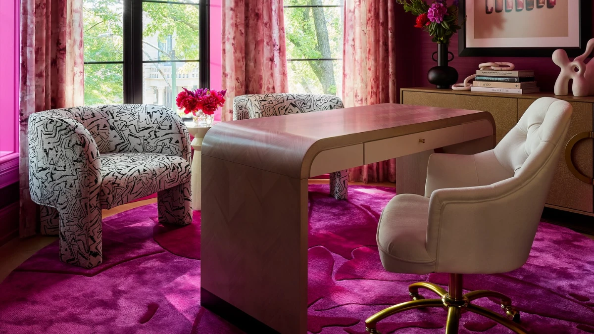 Graphic Prints and Magenta Hues