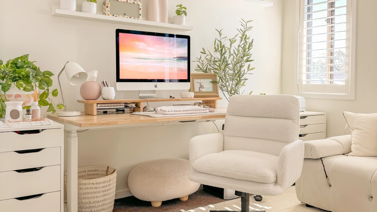 Natural Wood and Greenery