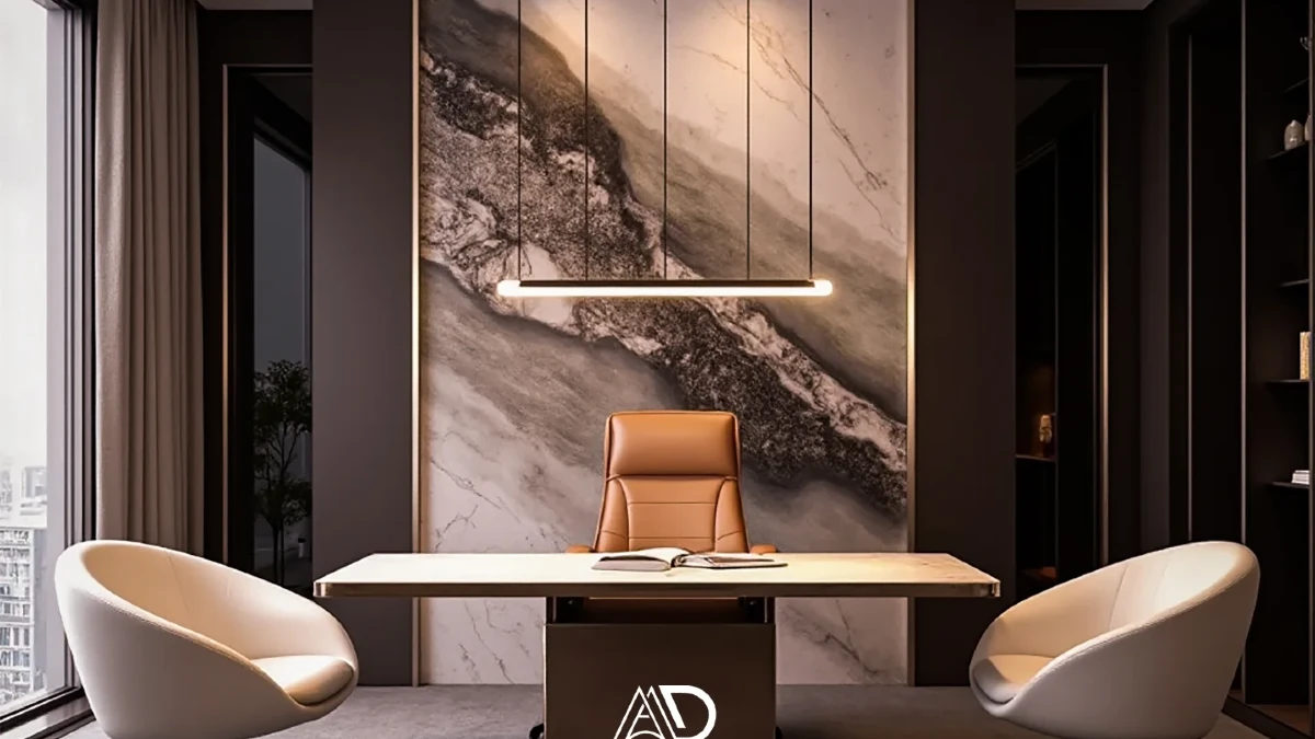 Marble Slab Feature Wall