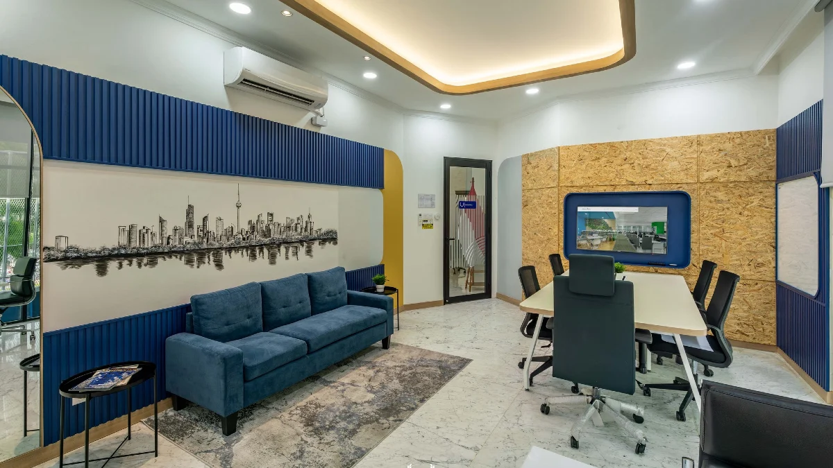 Cityscape Mural and Blue Zones