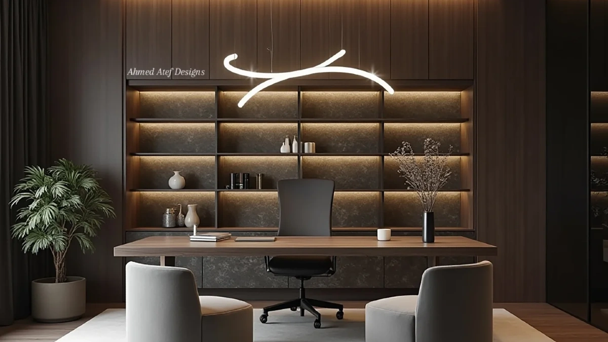 Sculptural Wave Lighting