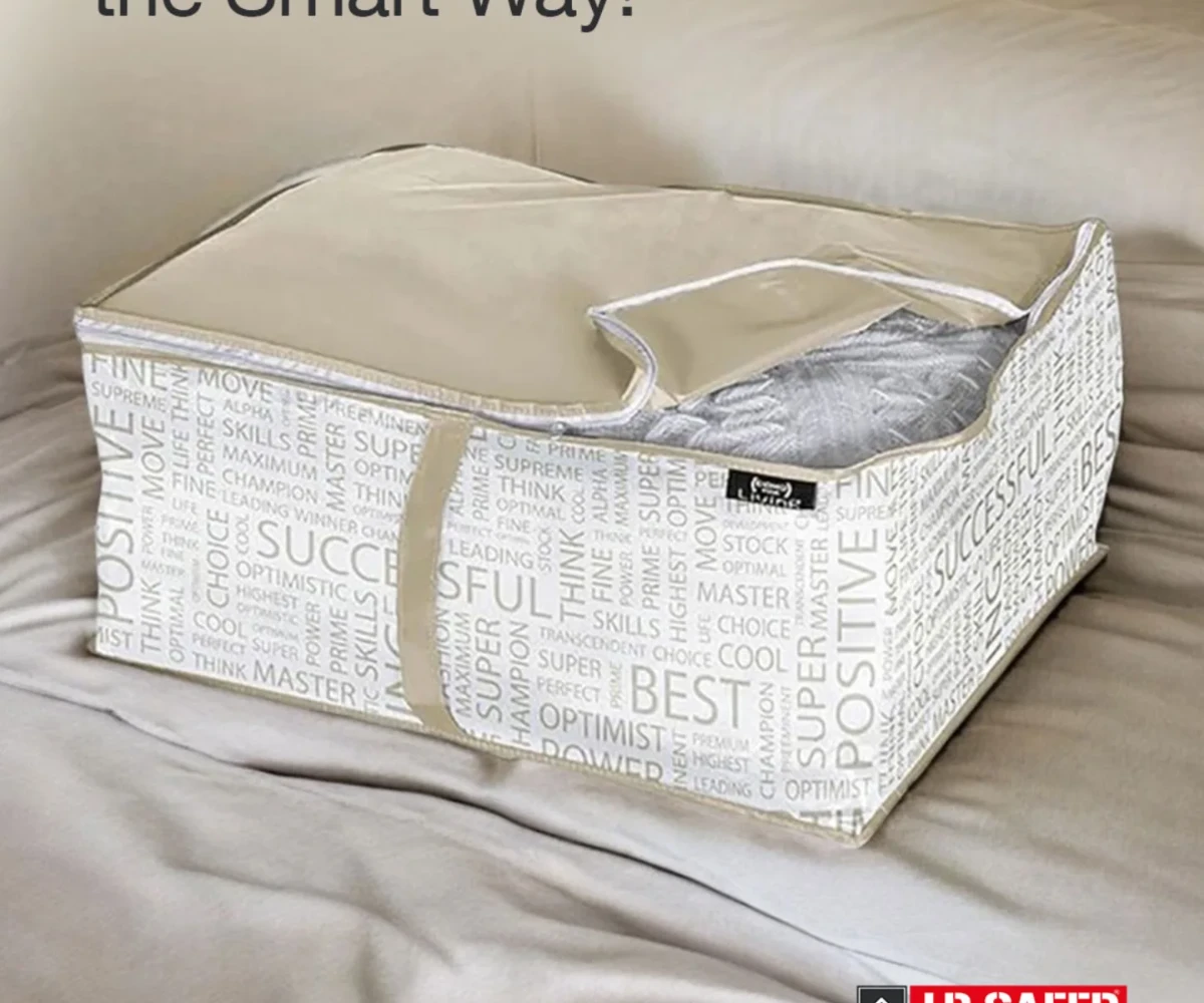 Patterned Zippered Bag