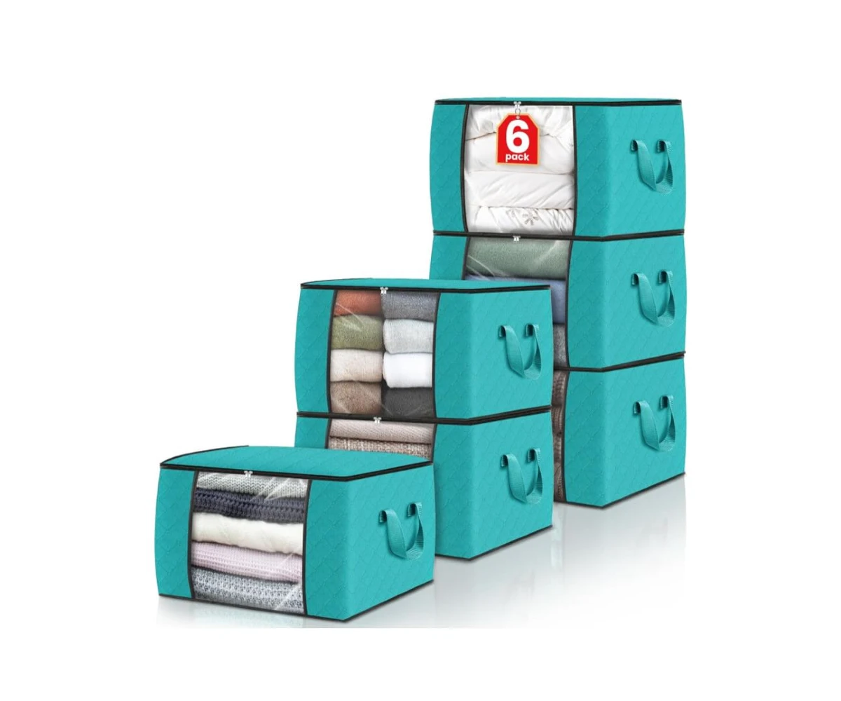 Teal Stackable Bins