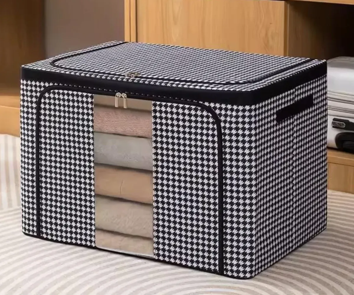 Houndstooth Storage Box