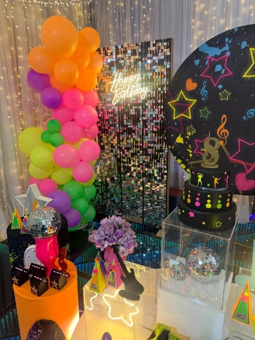 Music Theme Birthday Display