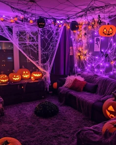 Webbed Lounge and Pumpkin Path