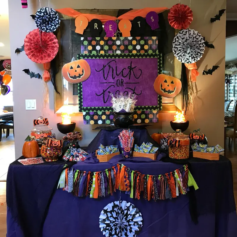 Trick or Treat Candy Buffet