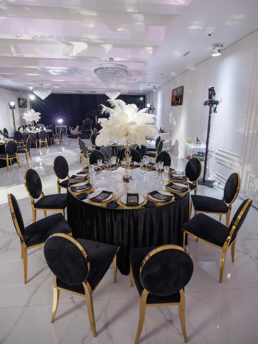 Ostrich Feather Centerpieces