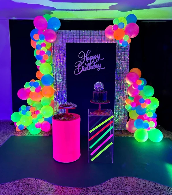 Glowing Balloon Arches