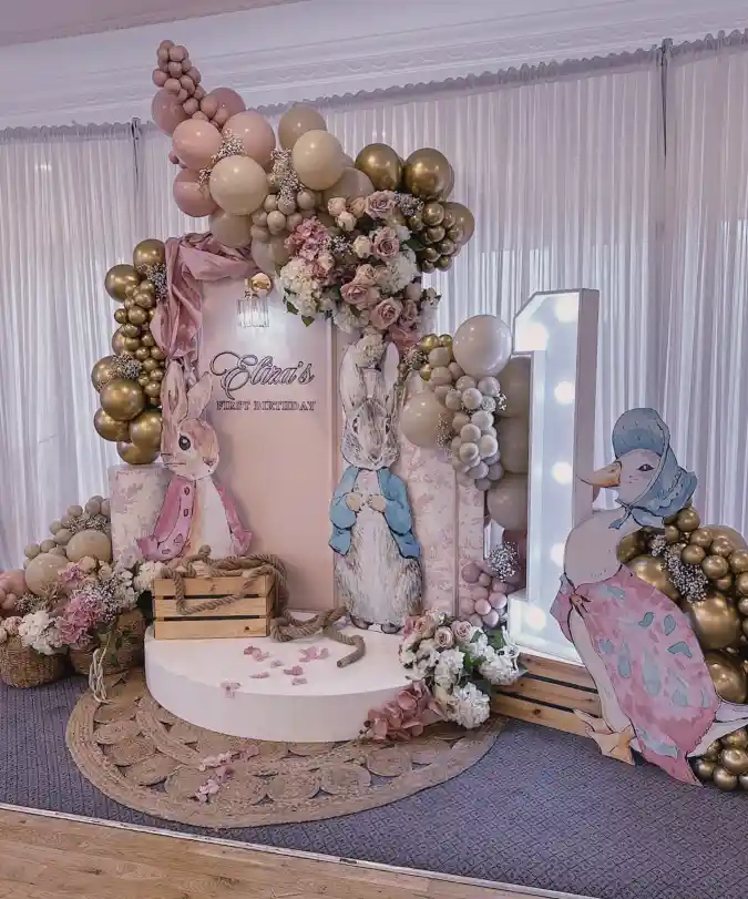 Charming Peter Rabbit Garden Party