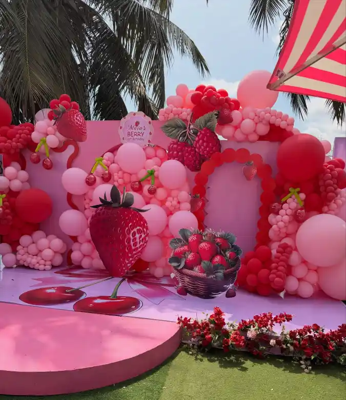 Sweet Berry First Birthday Theme