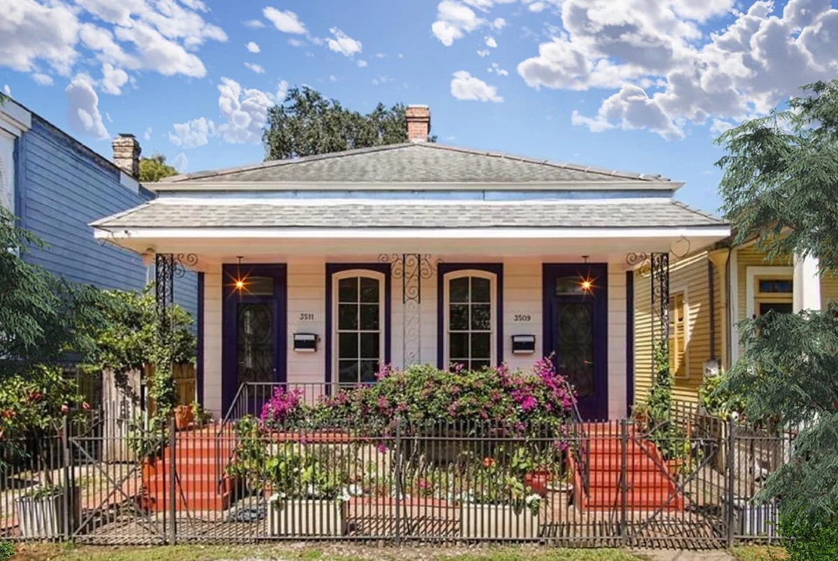 Symmetrical Garden Entry