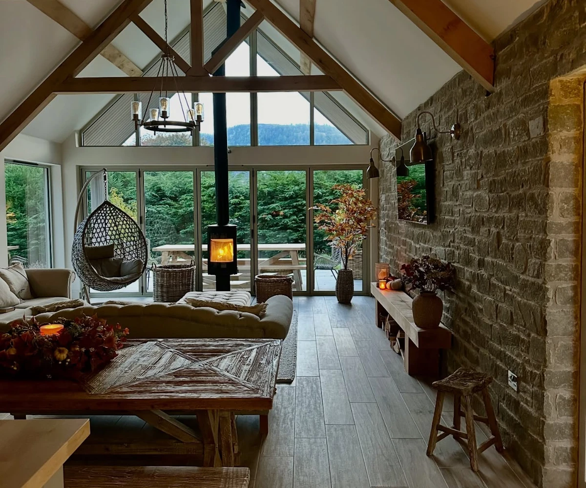 Modern Rustic Open Plan