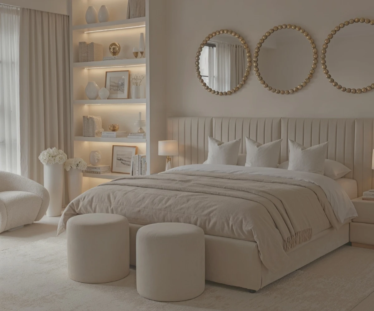  Triple Round Mirrors