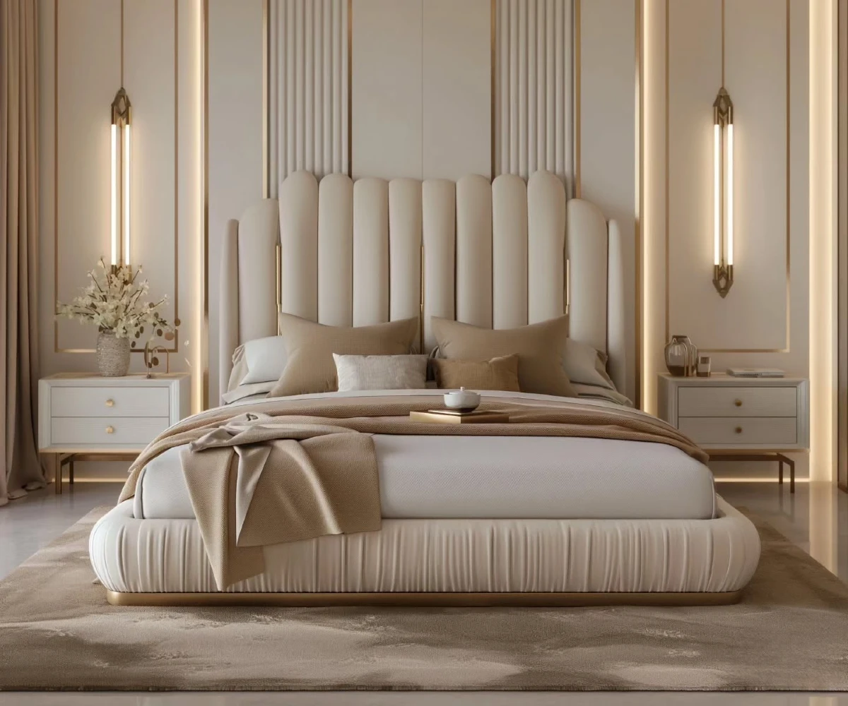  Vertical Gold Sconces