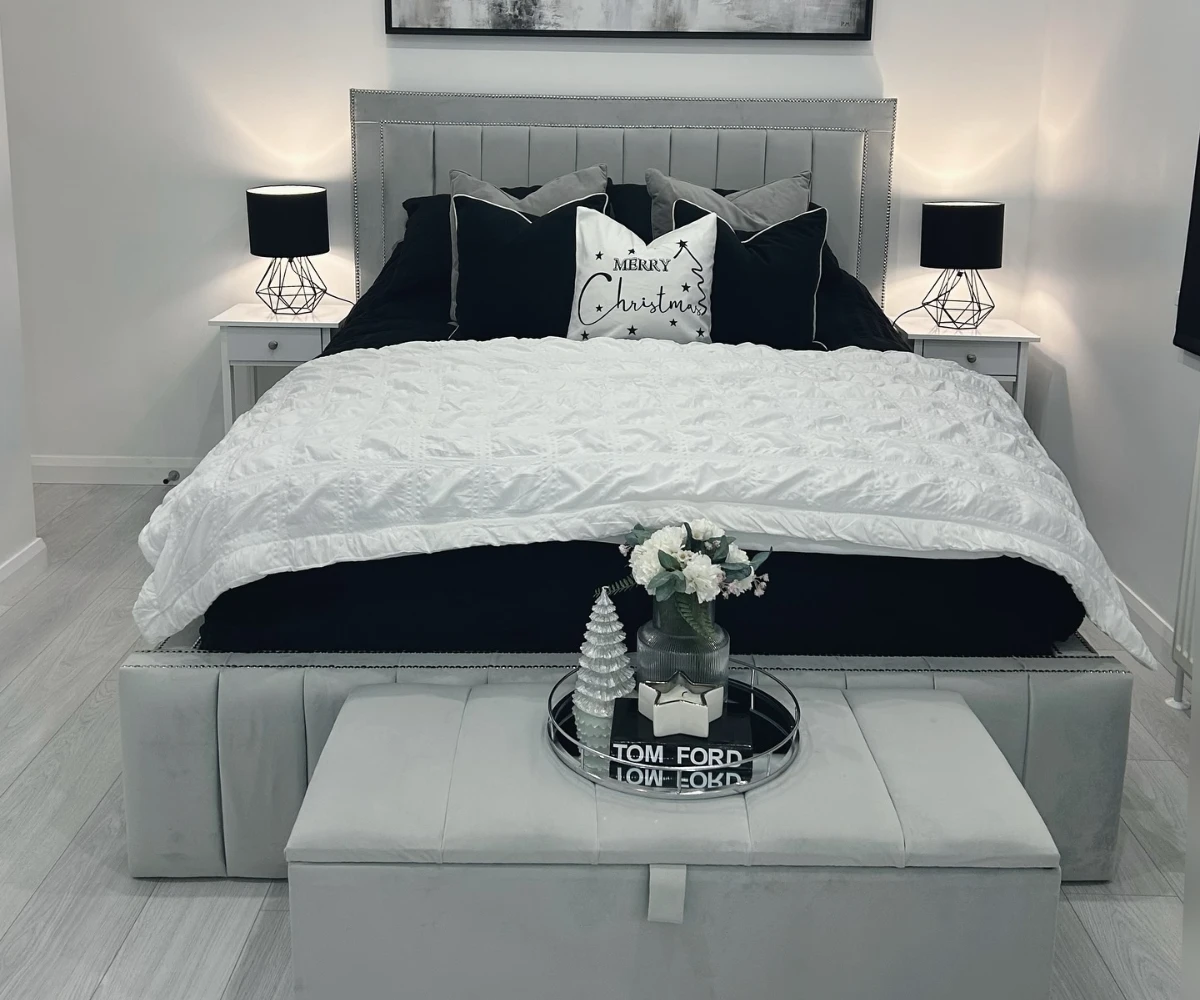 Framed Monochrome Abstract Art