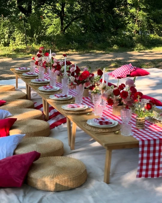 Vibrant Garden Picnic
