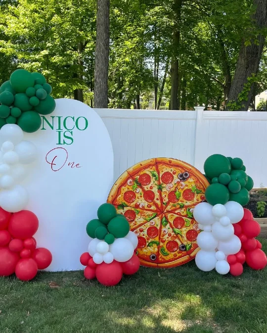 Giant Pizza Slice Backdrop