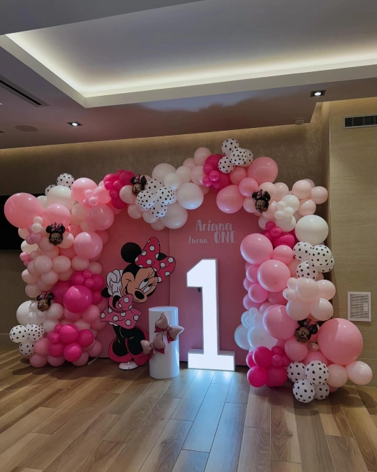 Polka Dot Mouse First Birthday