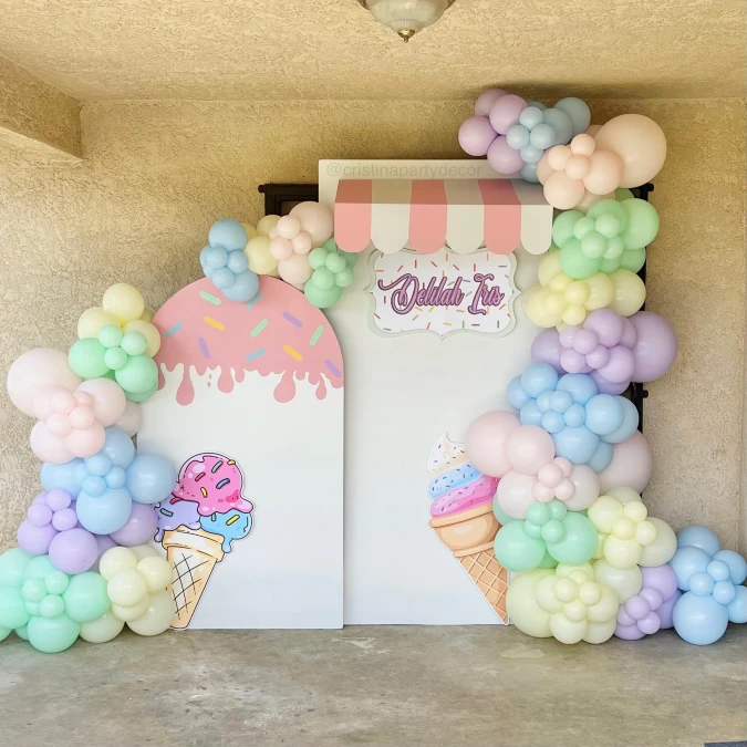 Custom Backdrop Photo Station