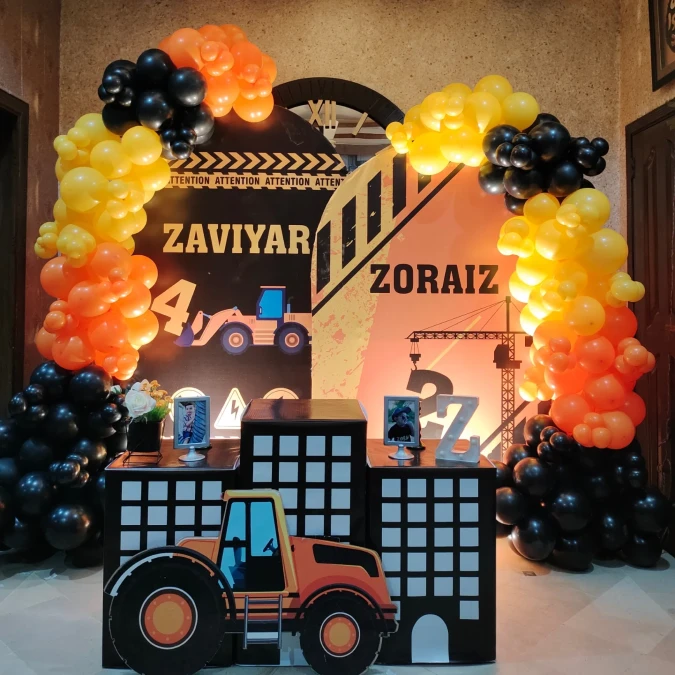Zaviyar and Zoraiz Birthday Station