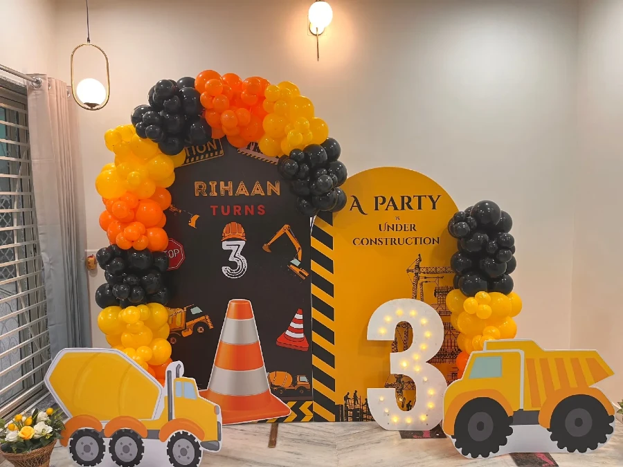 Rihaan’s Party Under Construction