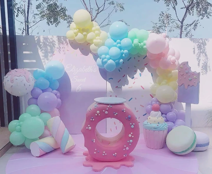 Pastel Donut Centerpiece