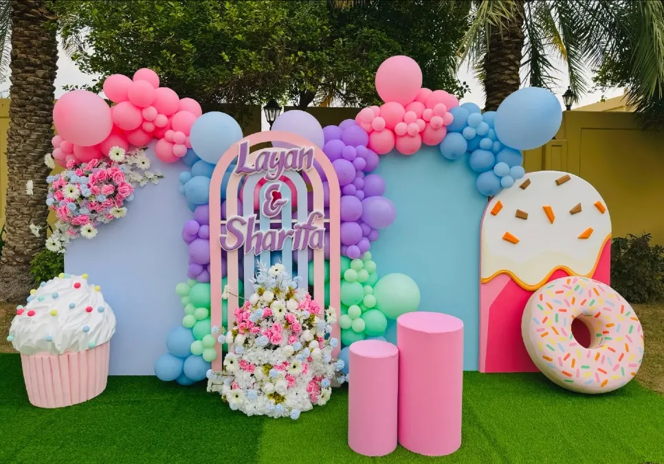 Rainbow Slat Archway