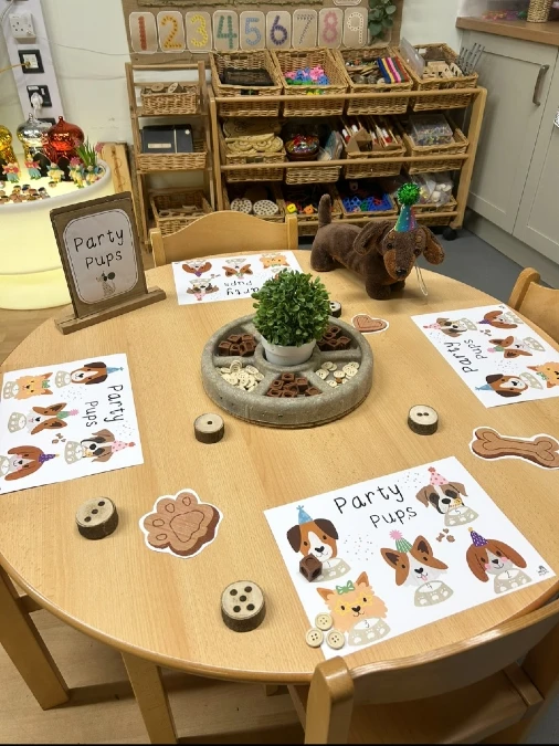 Party Pups Craft Table