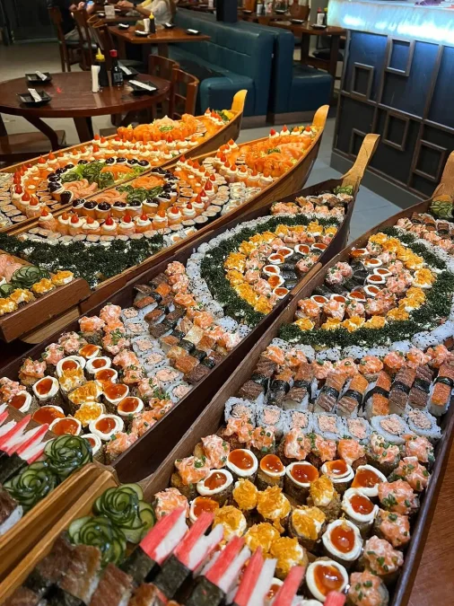 Massive Sushi Boat Fleet