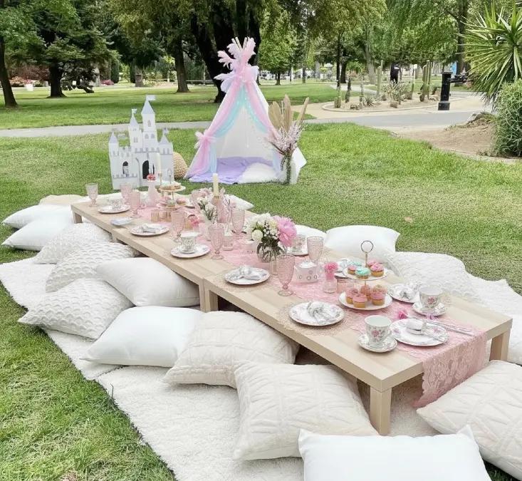 Whimsical Garden Floor Seating