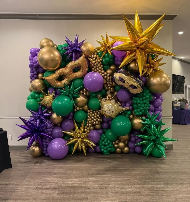 Ornate Balloon Mosaic Wall