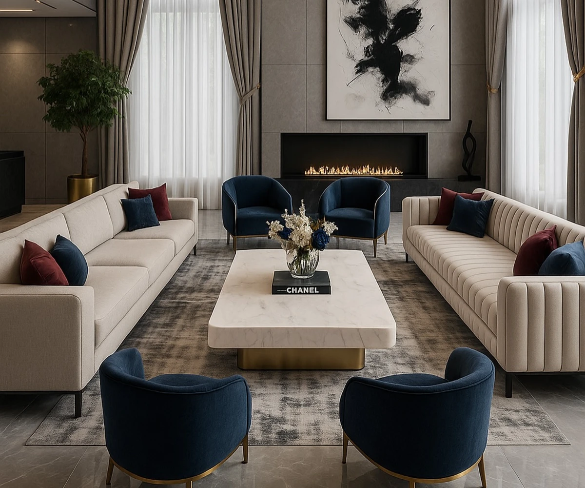 Symmetrical Conversational Layout