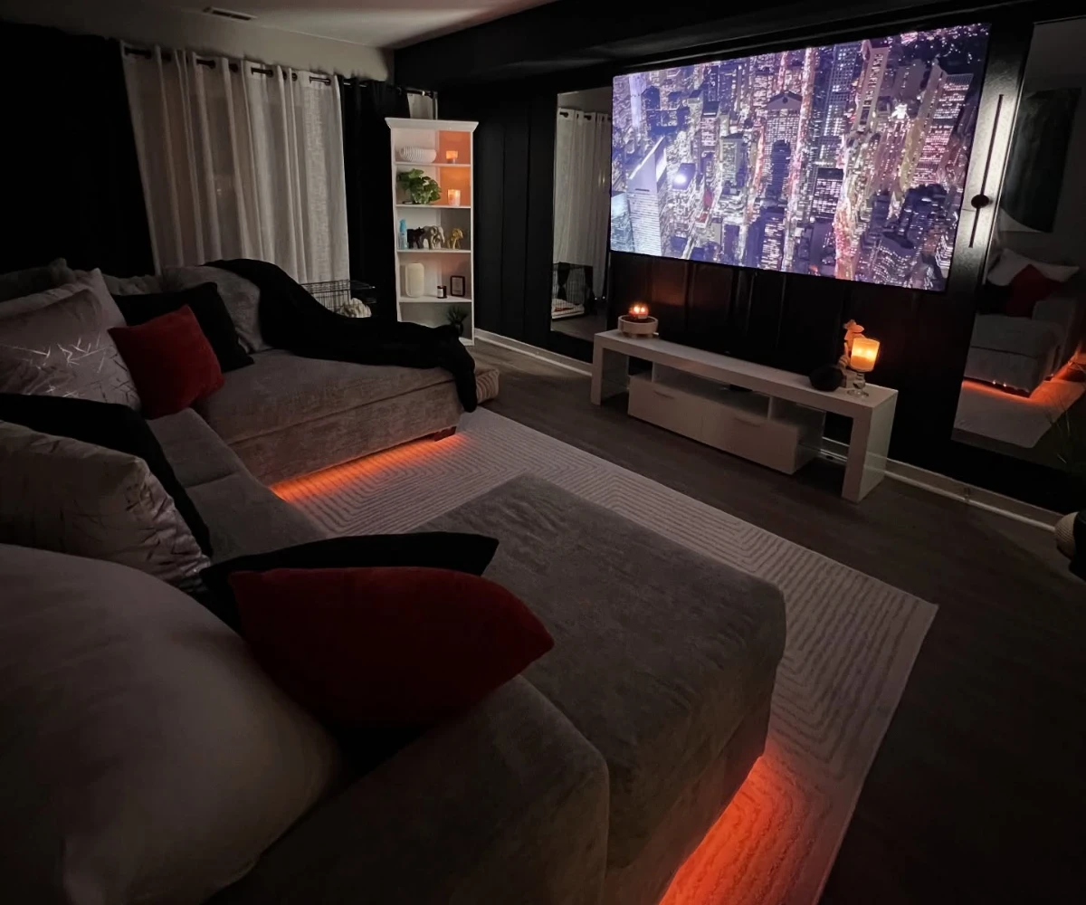  Cinematic LED Lounge