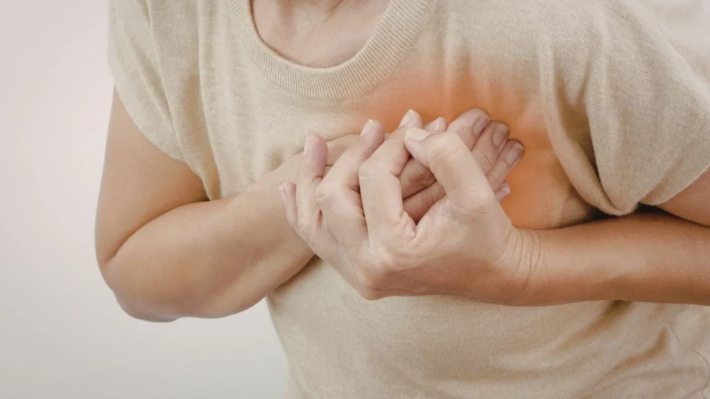 Classic Chest Squeezing (A Key Sign of Clogged Arteries)