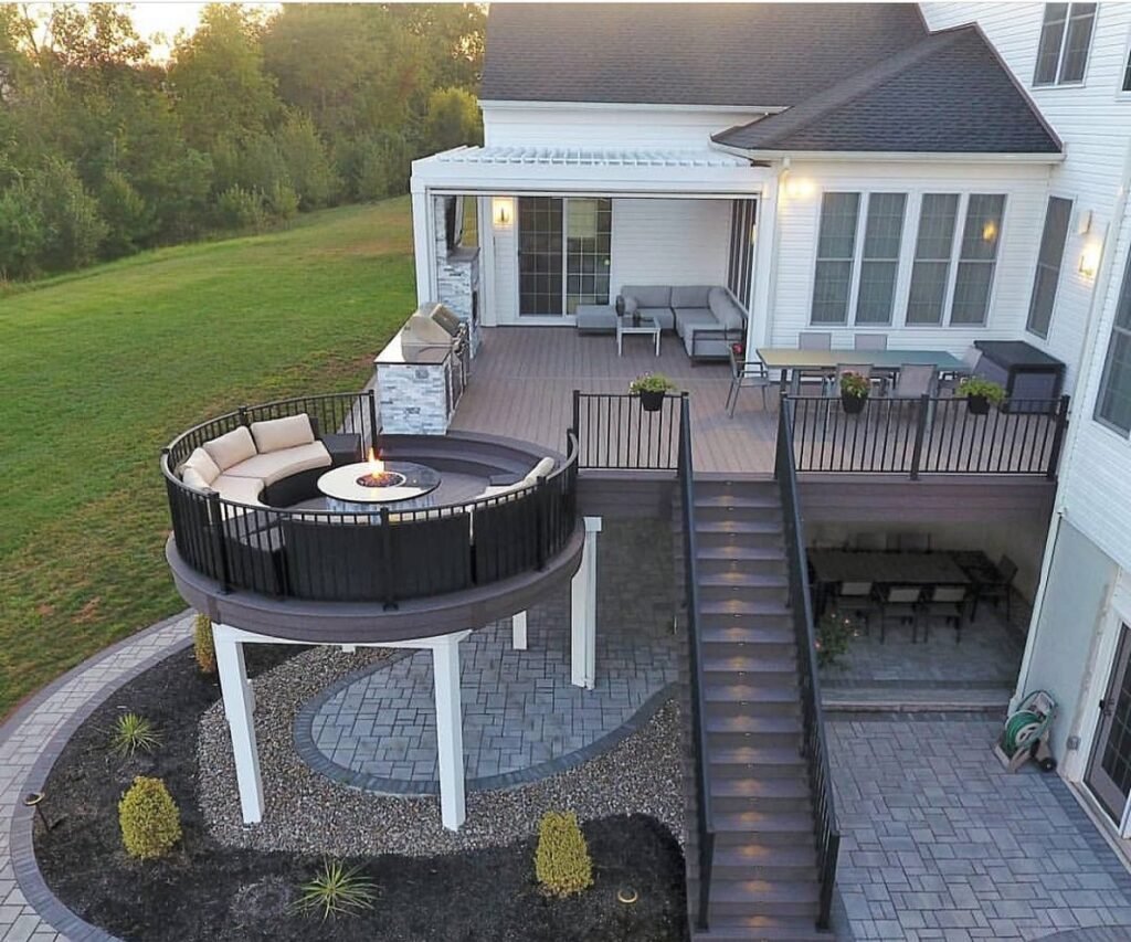 Elevated Multi Level Deck