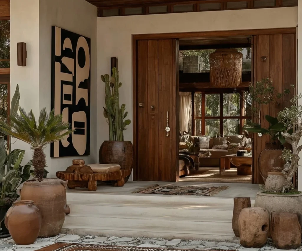 Smooth Concrete Entry Deck